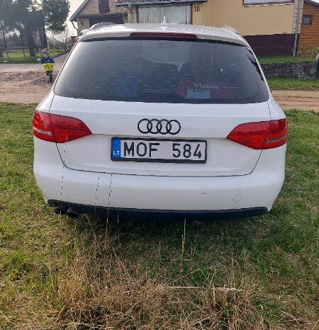 
								Audi A4 Kita 1,8L 2009 pilnas									